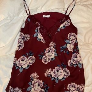 Floral tank top